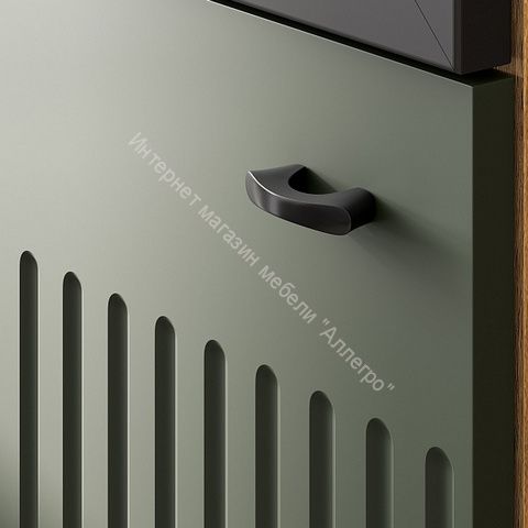 Тумба многофункциональная Милан Дуб Золотой/Олива Софт