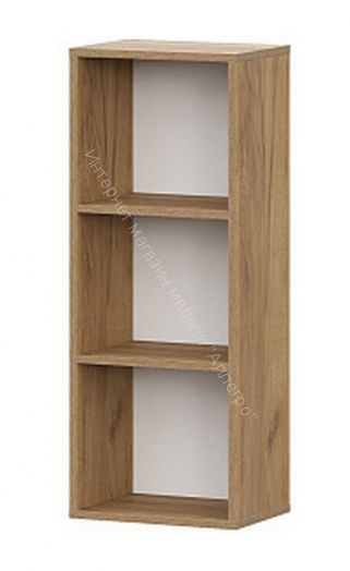 Шкаф навесной Милан Дуб Золотой/Олива Софт