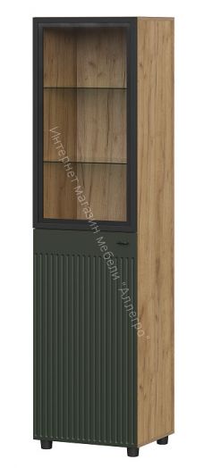 Гостиная Милан Дуб Золотой/Олива Софт