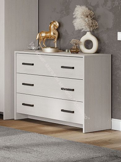 Комод 3 ящика МСП 1 Серия 2 Ясень Анкор Светлый