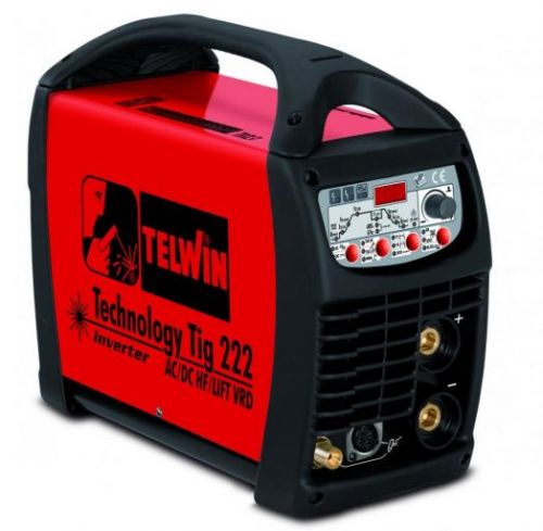 Аппарат для аргонодуговой сварки Telwin TECHNOLOGY T.222 AC/DC HF/LIFT 230V с аксессуарами