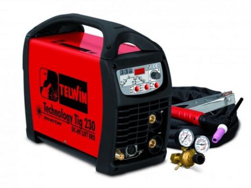 Аппарат для аргонодуговой сварки Telwin TECHNOLOGY TIG230 DC-HF/LIFT VRD 230V с аксессуарами