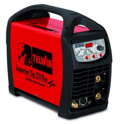 Аппарат для аргонодуговой сварки Telwin SUPERIOR TIG 251 DC-HF/LIFT VRD 400V с аксессуарами