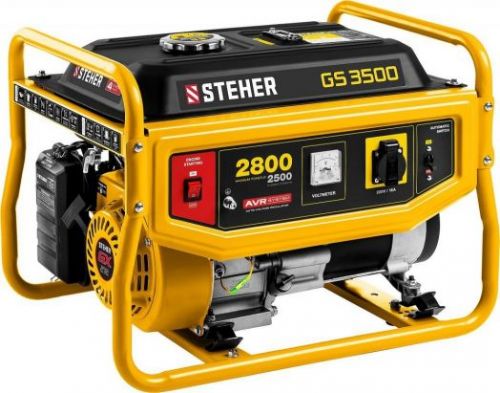 Бензиновый генератор Steher GS-3500, 2800 ВТ