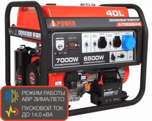 Бензиновый генератор A-iPower A7000EAX