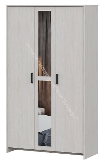 Шкаф трехстворчатый МСП 1 Ясень Анкор Светлый