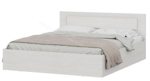 Кровать двойная универсальная 1400 МСП 1 с настилом Лайт Ясень Анкор светлый