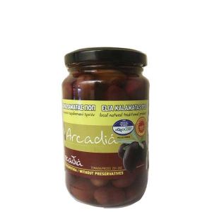 Оливки Каламата Arcadia Kalamata Large Olives PDO 370 мл - Греция