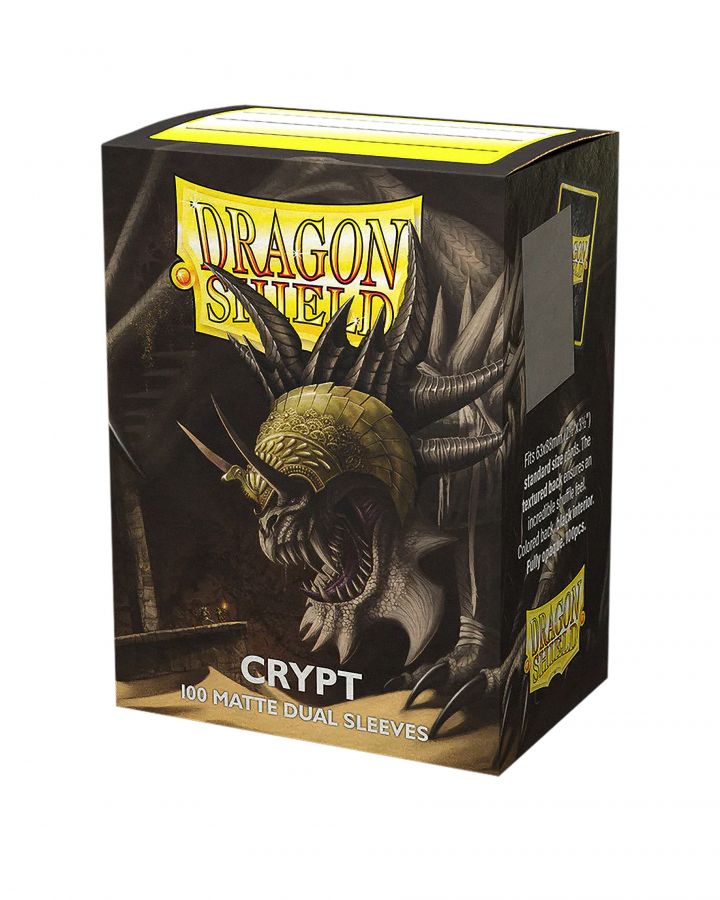 Протекторы Dragon Shield - Matte Dual Crypt (100шт, 66х91мм)