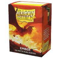 Протекторы Dragon Shield - Matte Dual Ember (100шт, 66х91мм)