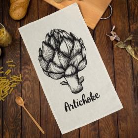 Полотенце кухонное Доляна Artichoke 35х60 см, 100% хлопок, 160г/м2