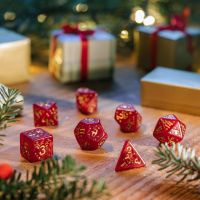 Набор кубиков Q-Workshop - Christmas Dice Set (7шт)