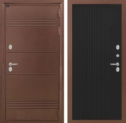 Входная дверь Лабиринт Термо Лайт 29 Черный кварц