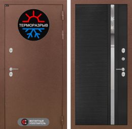 Входная дверь Лабиринт Термо Магнит 31 Черный кварц