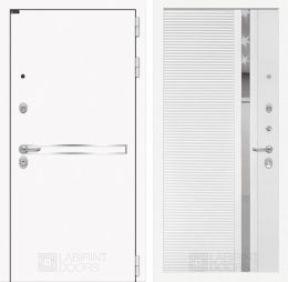 Дверь Входная Лабиринт Лайн WHITE 31 Белый софт