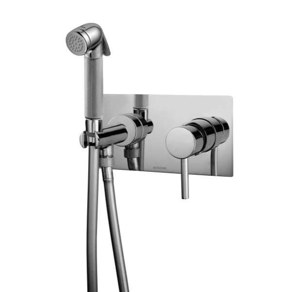 Изображение Встраиваемый смеситель с гигиеническим душем Bossini Nikita-Gom Z00 030