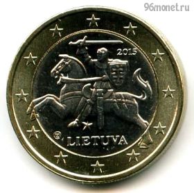 Литва 1 евро 2015