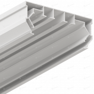 Карниз ПК14 двухрядный 3,2м (белый)
