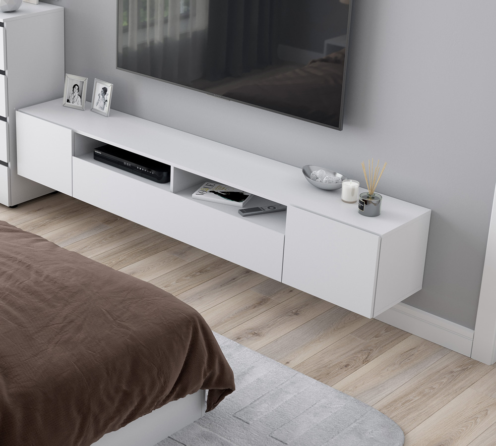 Гостиная Токио (белый текстура дерева)