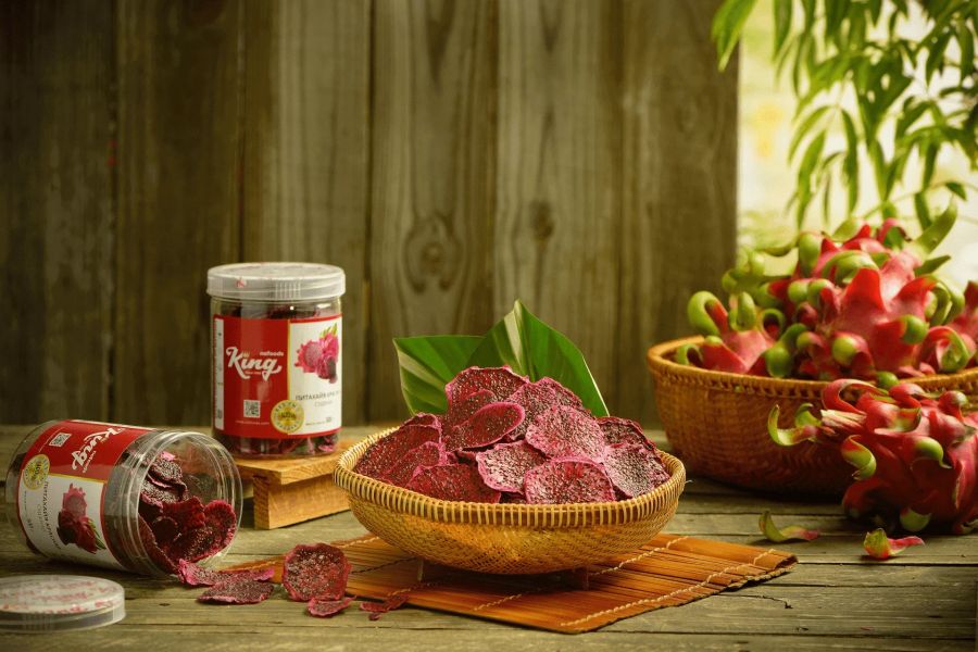 Питахайя красная сушеная натуральная "King" 350гр