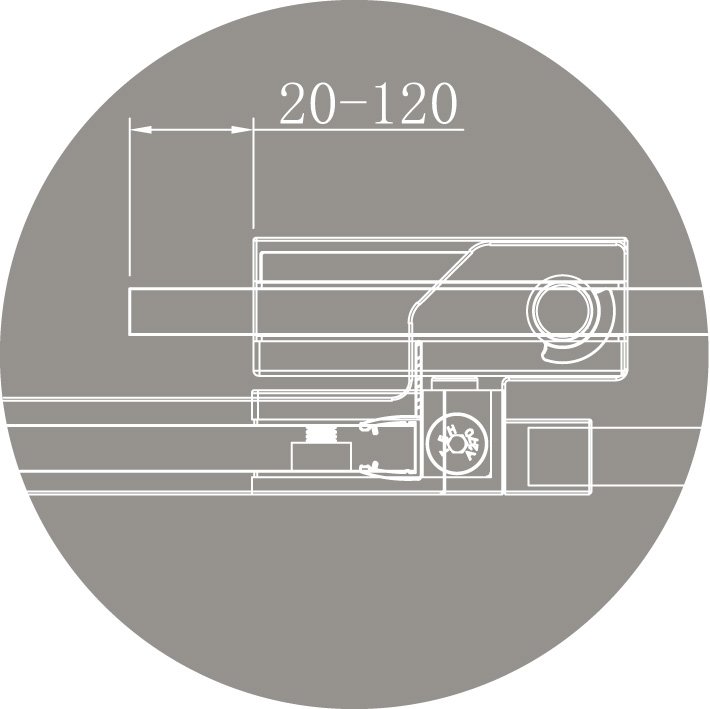 Душевой уголок CEZARES SLIDER-A-2-80/90-GRIGIO схема 21