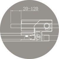 Душевой уголок CEZARES SLIDER-A-2-90/100-C схема 9