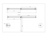 Душевая дверь в проем CEZARES URBAN-B-12-120-C схема 3