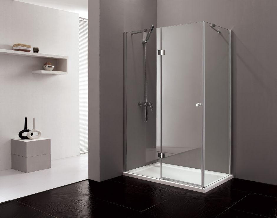 Изображение Прямоугольный душевой уголок CEZARES VERONA-W-AH-1-100/80-P-Cr