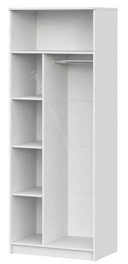 Шкаф ШК 2 Белый текстурный