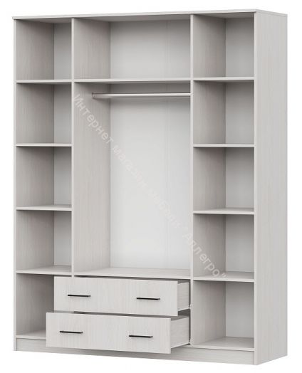 Шкаф ШК 1 Белый текстурный