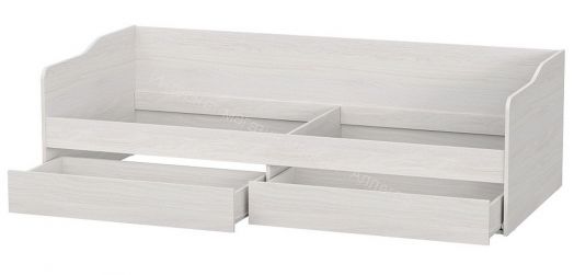 Кровать КР 1 универсальная Серия 2 с настилом Лайт Ясень Анкор Светлый