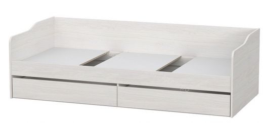 Кровать КР 1 универсальная Серия 2 с настилом Лайт Ясень Анкор Светлый