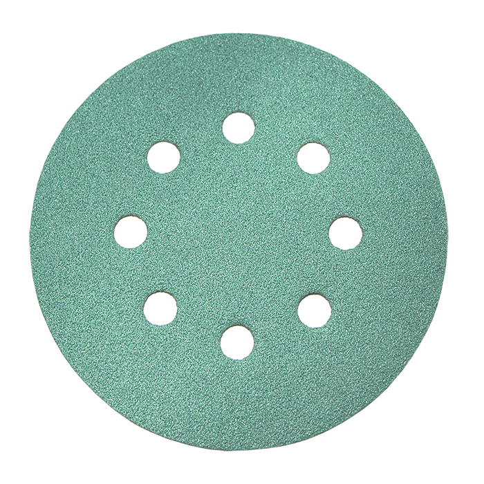 Radex GREEN FILM Абразивный круг д.125мм 8 отв. Р800, в упаковке 100шт.