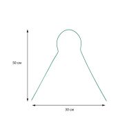 Поддержки для цветов h = 54 см, d = 27 см, металл