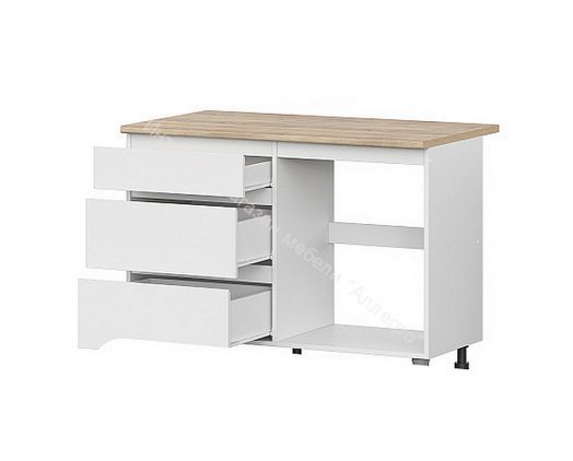 Кухонный гарнитур Токио 2,0м Серия 3 Белый текстурный/Дуб Сонома