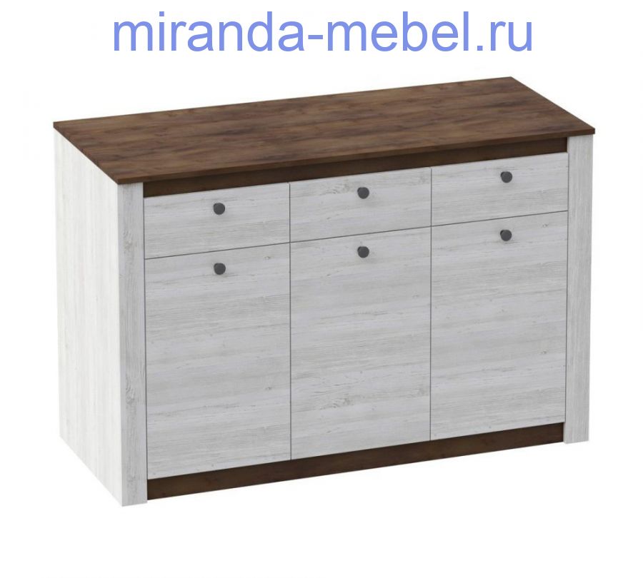 Даллас Тумба 3 дв. 3 ящ.