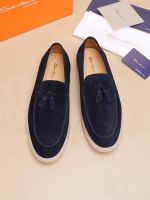 Мужские лоферы Santoni с кисточками