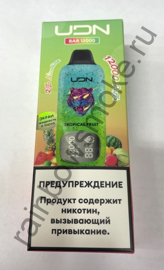 Электронная сигарета UDN BAR 12000 - Tropical Fruit (Тропические Фрукты)