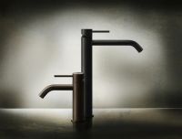 Gessi Flessa смеситель для раковины 54002707 черный металл браш PVD схема 7