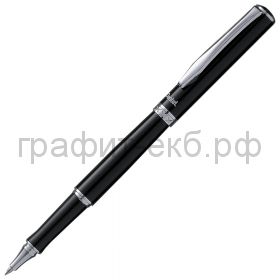 Ручка гелевая Pentel K611A-LR7CEBSET металл черный лак/серебристая