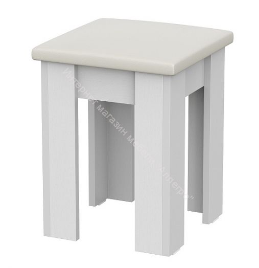 Табурет №1 Белый