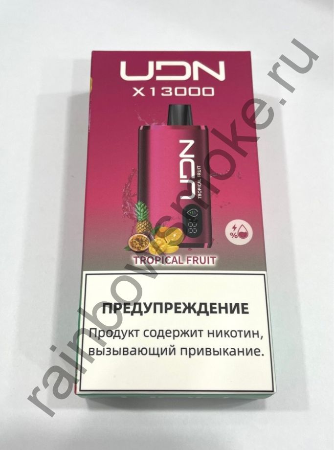 Электронная сигарета UDN X 13000 - Tropical Fruit (Тропические фрукты)