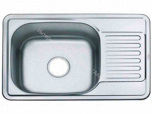 Мойка WW 6643L-P 0.6/180 прямоугольная чаша слева