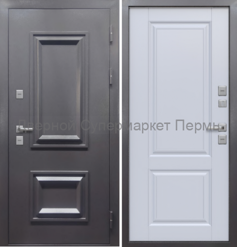 ТЕРМО 2 Багет Букле Антрацит/Белый матовый NEW