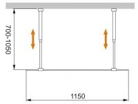 Душевая перегородка CEZARES LIBERTA-L-2-115-C схема 10