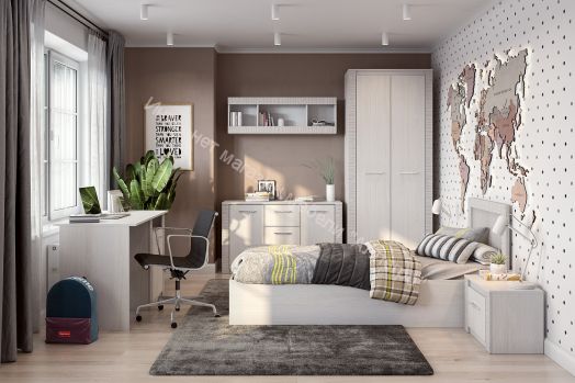 Стол Серия №4 Гамма 20 Ясень анкор светлый/ Сандал светлый