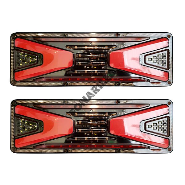 Задние led фонари FS-1041 с бегающим поворотом