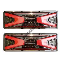 Задние led фонари FS-1041 с бегающим поворотом
