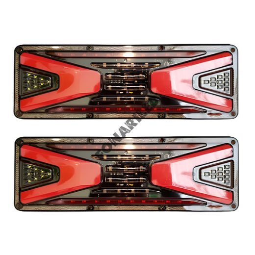 Задние led фонари FS-1041 с бегающим поворотом