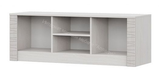 Полка навесная 1300 Серия №4 Гамма 20 Ясень анкор светлый/Сандал светлый